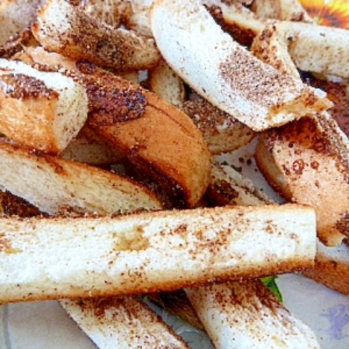 パンの耳で☆駄菓子うまい棒　〜お好み焼き味〜